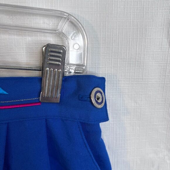 Nancy Bolen City Girl Y2K Short Set Quirky Eclectic Patterned Hem Top Size 10 MD - Picture 10 of 16